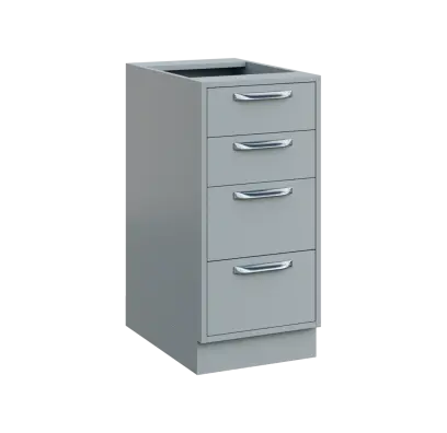 QS - 4Z42 spodní skříňka, 4-zásuvková, 900x400x600, šedá QS - 4Z42 spodní skříňka, 4-zásuvková, 900x400x600, šedá